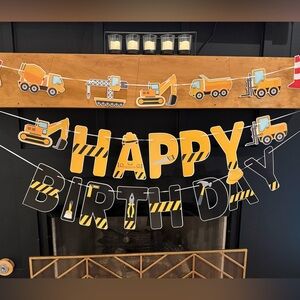 Construction Theme Birthday Decor